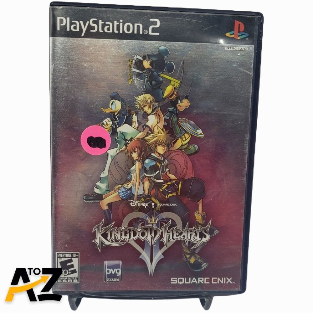 Kingdom Hearts II 2 [Black Label] (PlayStation 2, 2006) Complete